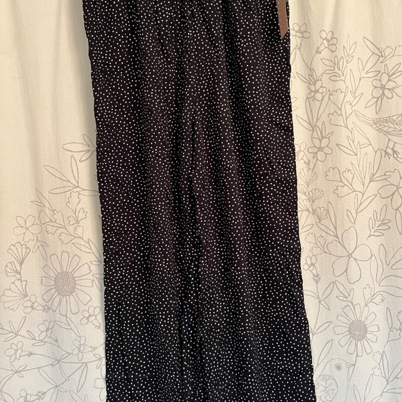 Polkadot, high waisted, wide leg pants - Picture 2 of 3